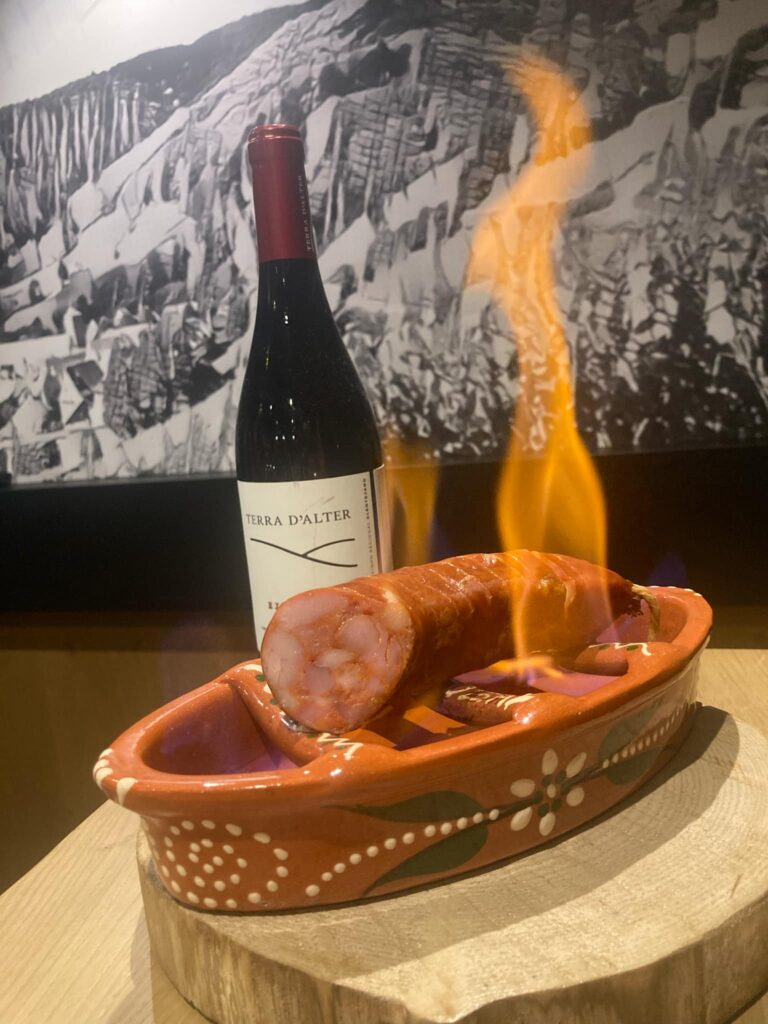 Photo Chorizo Flambée